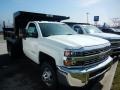 Summit White - Silverado 3500HD Work Truck Regular Cab 4x4 Photo No. 3