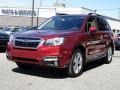 2017 Venetian Red Pearl Subaru Forester 2.5i Touring  photo #3