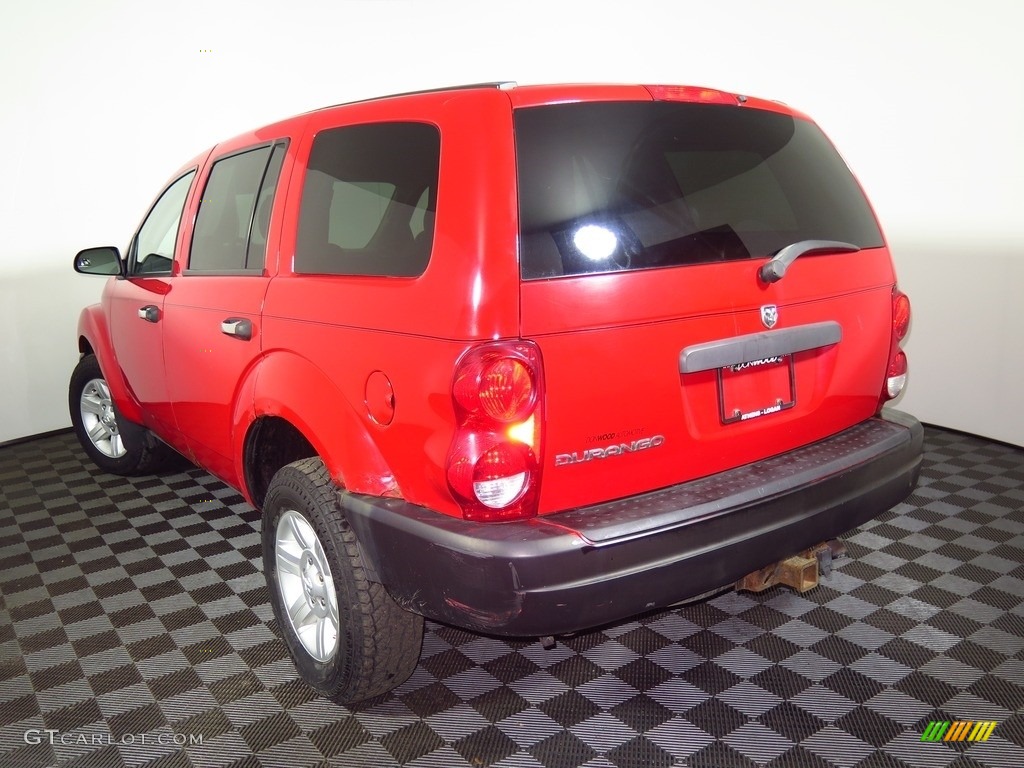 2004 Durango ST 4x4 - Flame Red / Medium Slate Gray photo #7