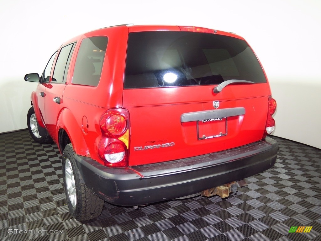 2004 Durango ST 4x4 - Flame Red / Medium Slate Gray photo #8