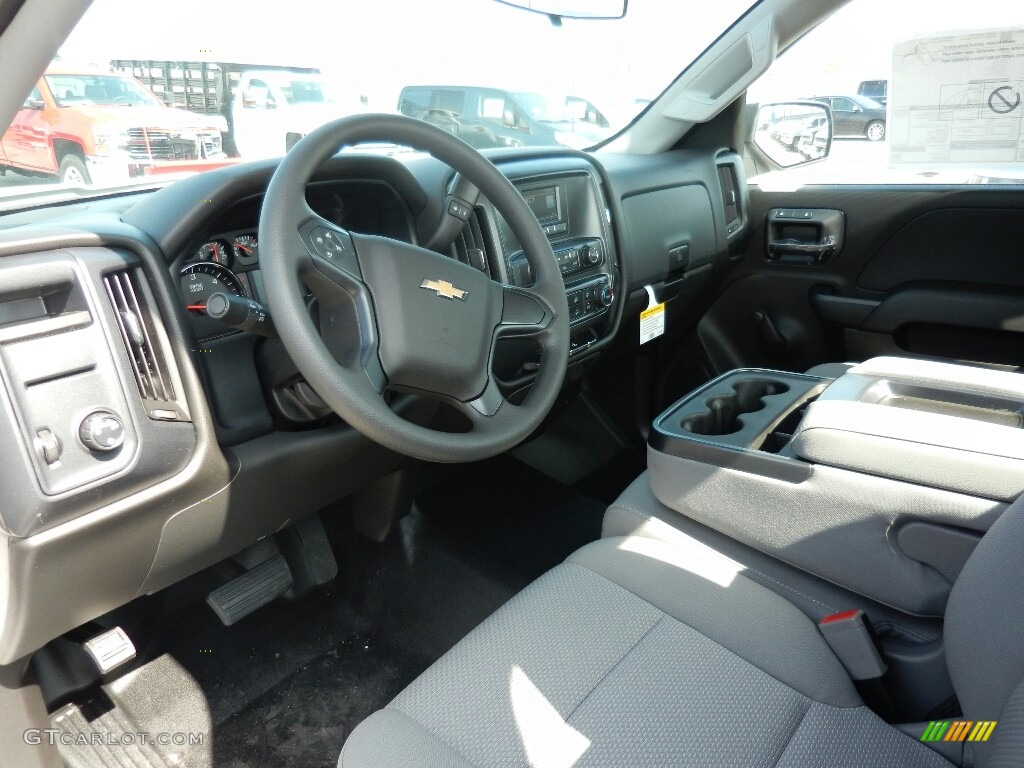 Dark Ash/Jet Black Interior 2017 Chevrolet Silverado 1500 WT Regular Cab Photo #119358352