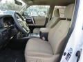 2017 Toyota 4Runner Sand Beige Interior Front Seat Photo