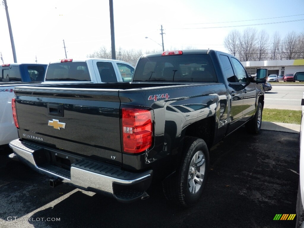 2017 Silverado 1500 LT Double Cab 4x4 - Graphite Metallic / Jet Black photo #4