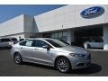 Ingot Silver 2017 Ford Fusion SE Exterior