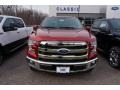 2017 Ruby Red Ford F150 Lariat SuperCrew 4X4  photo #2