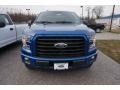 2017 Lightning Blue Ford F150 XLT SuperCab 4x4  photo #2