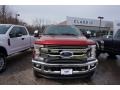 2017 Ruby Red Ford F250 Super Duty XLT Crew Cab 4x4  photo #2