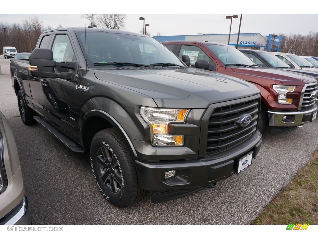 2017 F150 XLT SuperCab 4x4 - Magnetic / Black photo #1