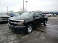 Black 2017 Chevrolet Silverado 1500 WT Double Cab 4x4