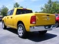 2009 Detonator Yellow Dodge Ram 1500 SLT Quad Cab  photo #2