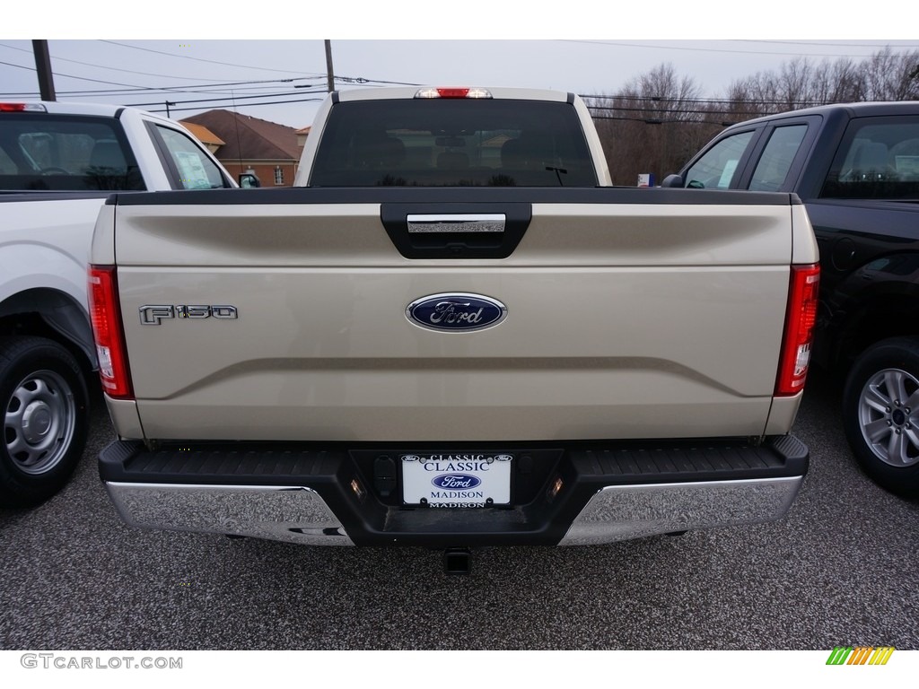 2017 F150 XLT SuperCab 4x4 - White Gold / Light Camel photo #3