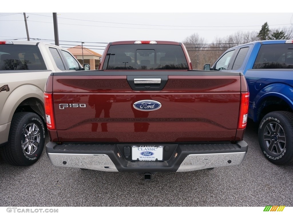 2017 F150 XLT SuperCab 4x4 - Bronze Fire / Earth Gray photo #3