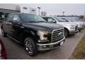 2017 Shadow Black Ford F150 XLT SuperCrew 4x4  photo #1