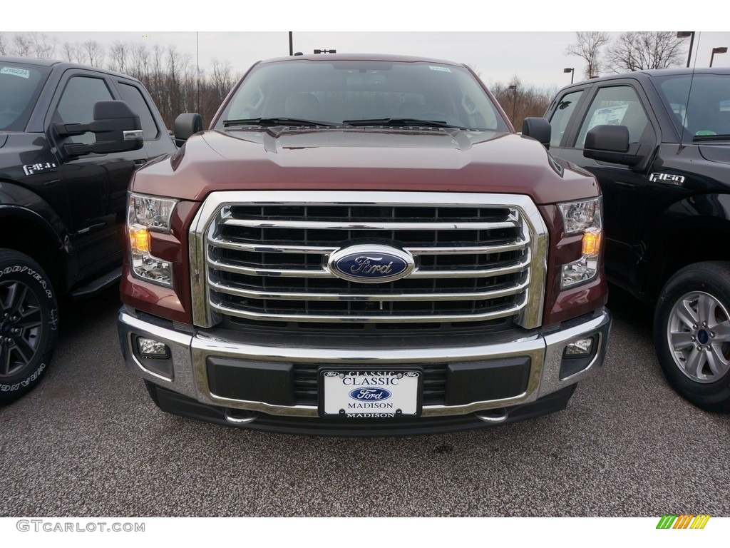 2017 F150 XLT SuperCab 4x4 - Bronze Fire / Light Camel photo #2