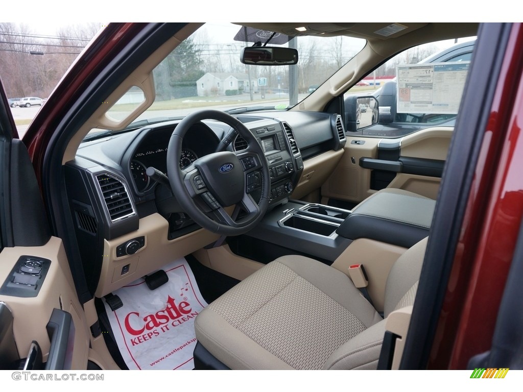 2017 F150 XLT SuperCab 4x4 - Bronze Fire / Light Camel photo #4