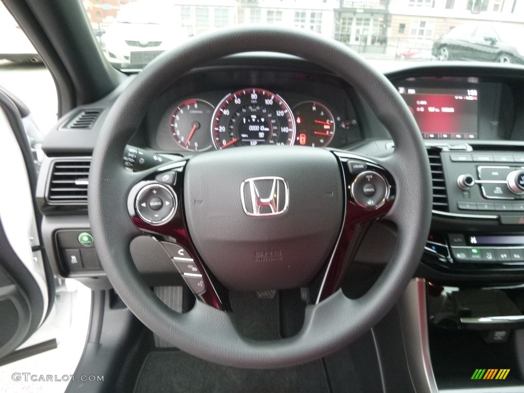 2017 Honda Accord LX-S Coupe Ivory Steering Wheel Photo #119363422