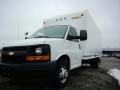 Summit White - Express Cutaway 3500 Moving Van Photo No. 1
