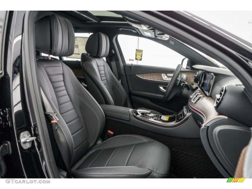 Black Interior 2017 Mercedes-Benz E 400 4Matic Wagon Photo #119363440