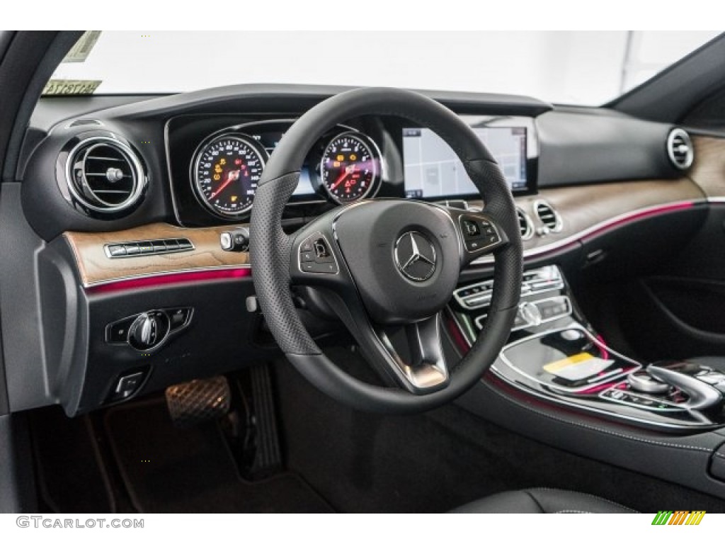 2017 Mercedes-Benz E 400 4Matic Wagon Black Dashboard Photo #119363497