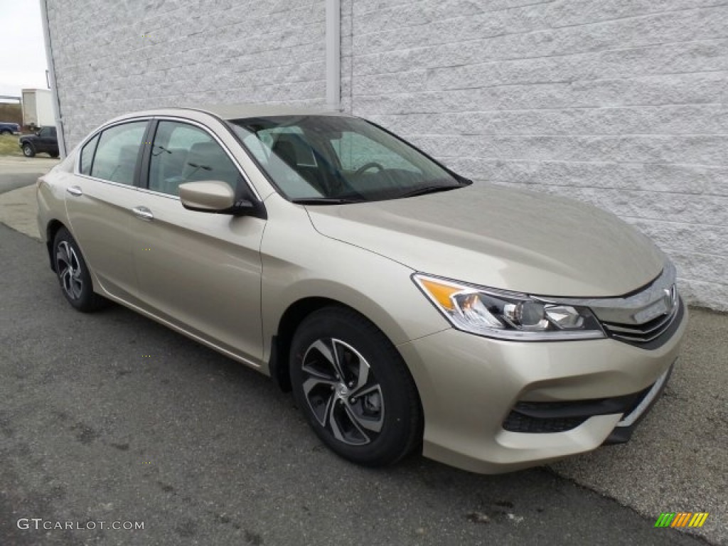 2017 Accord LX Sedan - Champagne Frost Pearl / Ivory photo #1