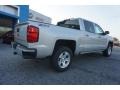 2017 Silver Ice Metallic Chevrolet Silverado 1500 LT Crew Cab 4x4  photo #7