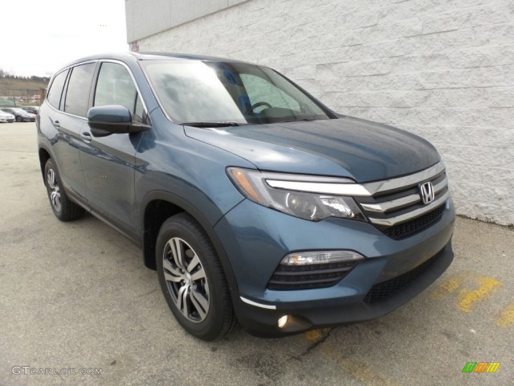 Steel Sapphire Metallic 2017 Honda Pilot EX AWD Exterior Photo #119364313