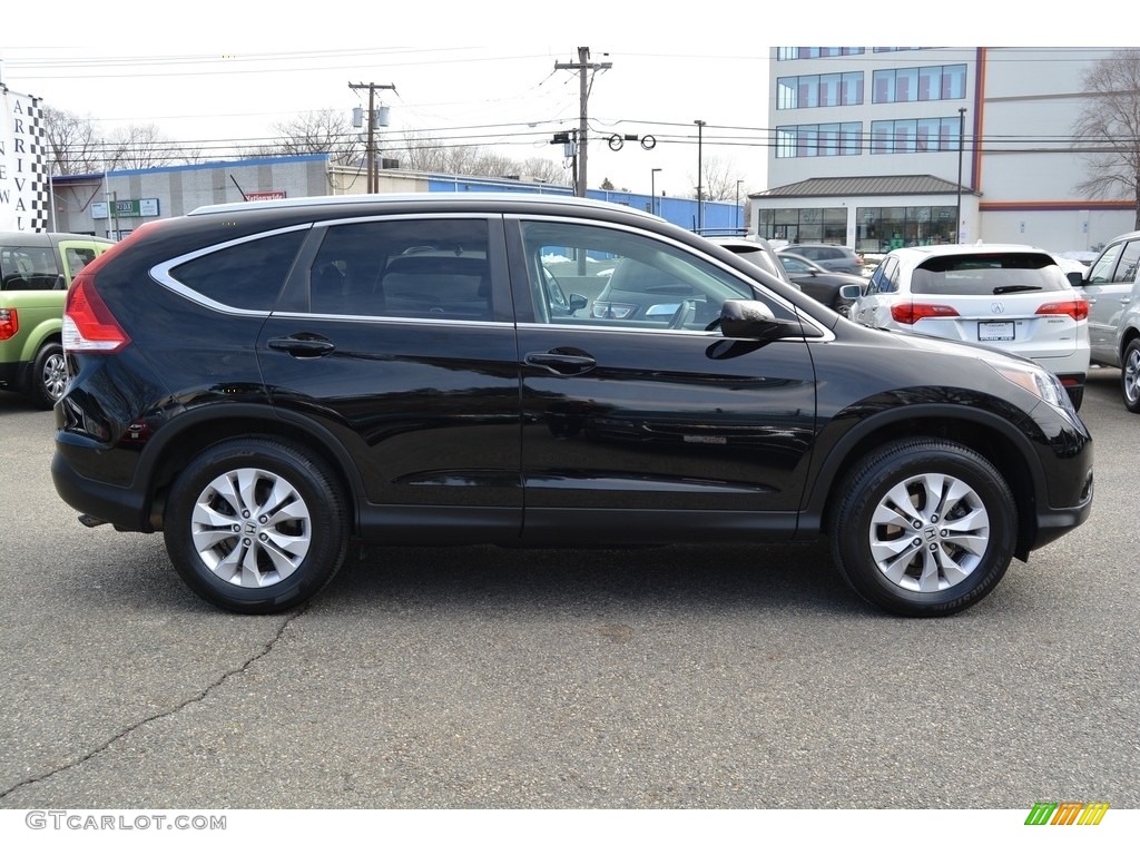 2014 CR-V EX-L AWD - Crystal Black Pearl / Black photo #2