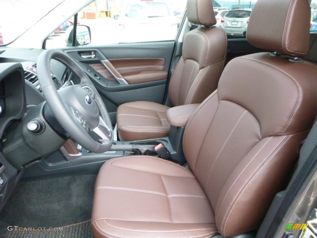 Saddle Brown Interior 2017 Subaru Forester 2.5i Touring Photo #119366353