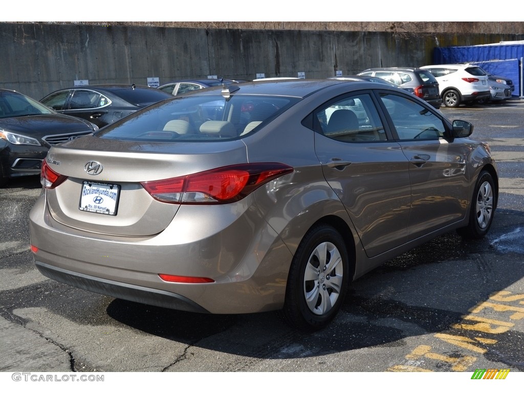 2016 Elantra SE - Desert Bronze / Beige photo #6