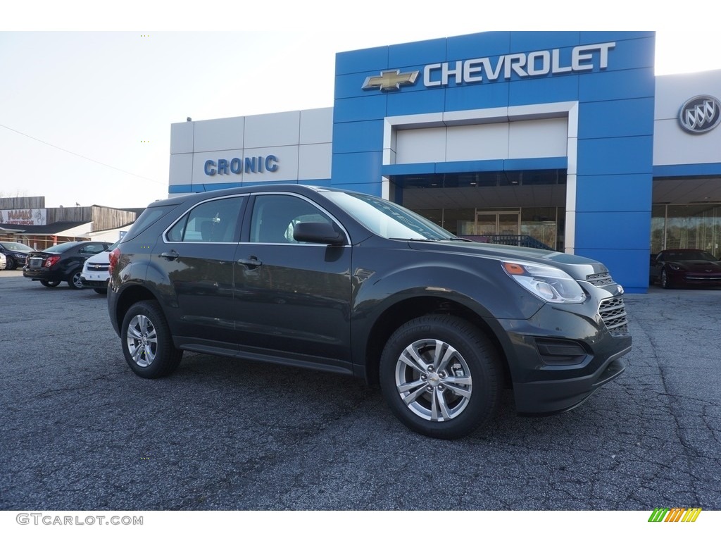 2017 Equinox LS - Nightfall Gray Metallic / Jet Black photo #1