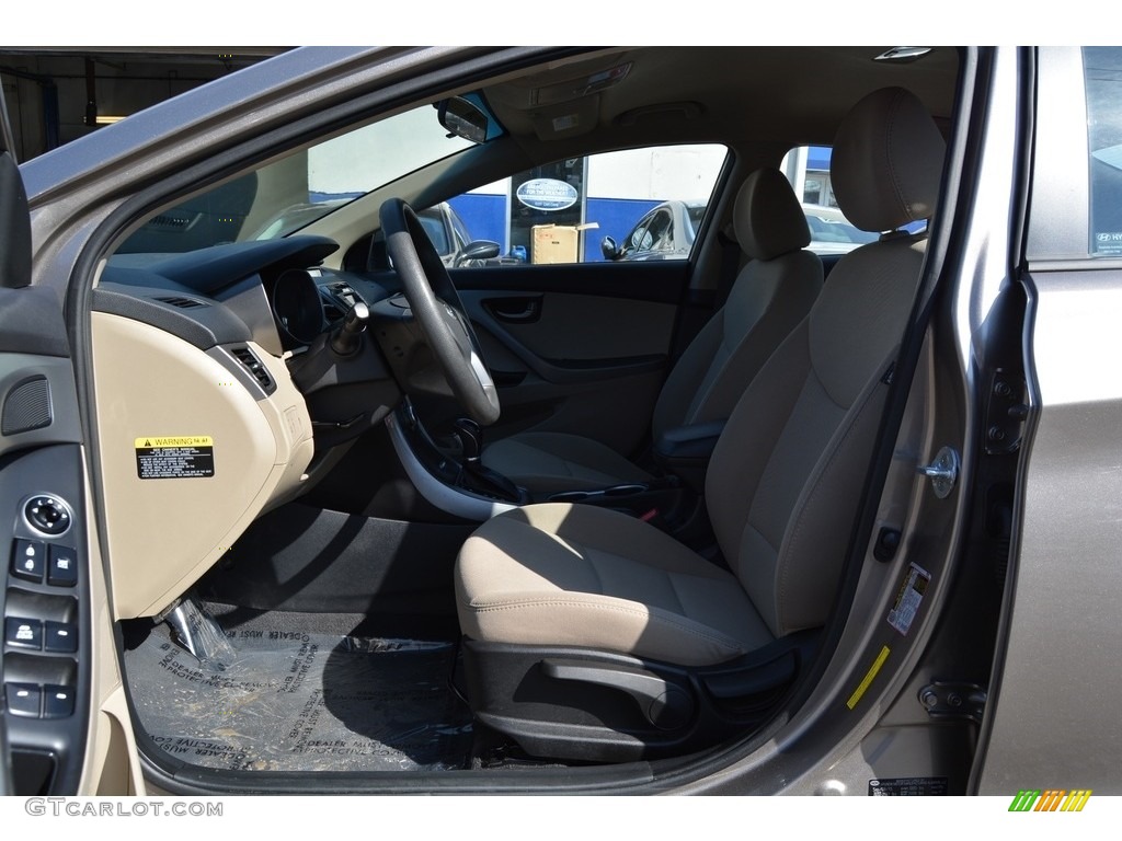 2016 Elantra SE - Desert Bronze / Beige photo #12