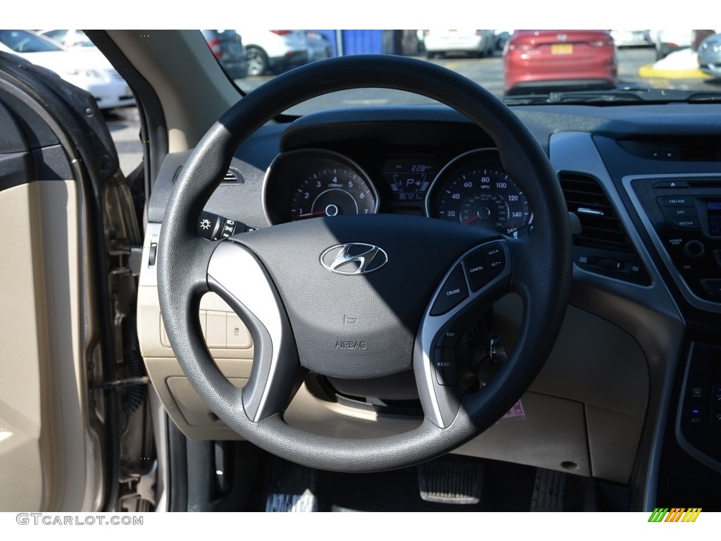 2016 Elantra SE - Desert Bronze / Beige photo #17