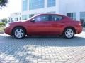 2008 Inferno Red Crystal Pearl Dodge Avenger SXT  photo #2