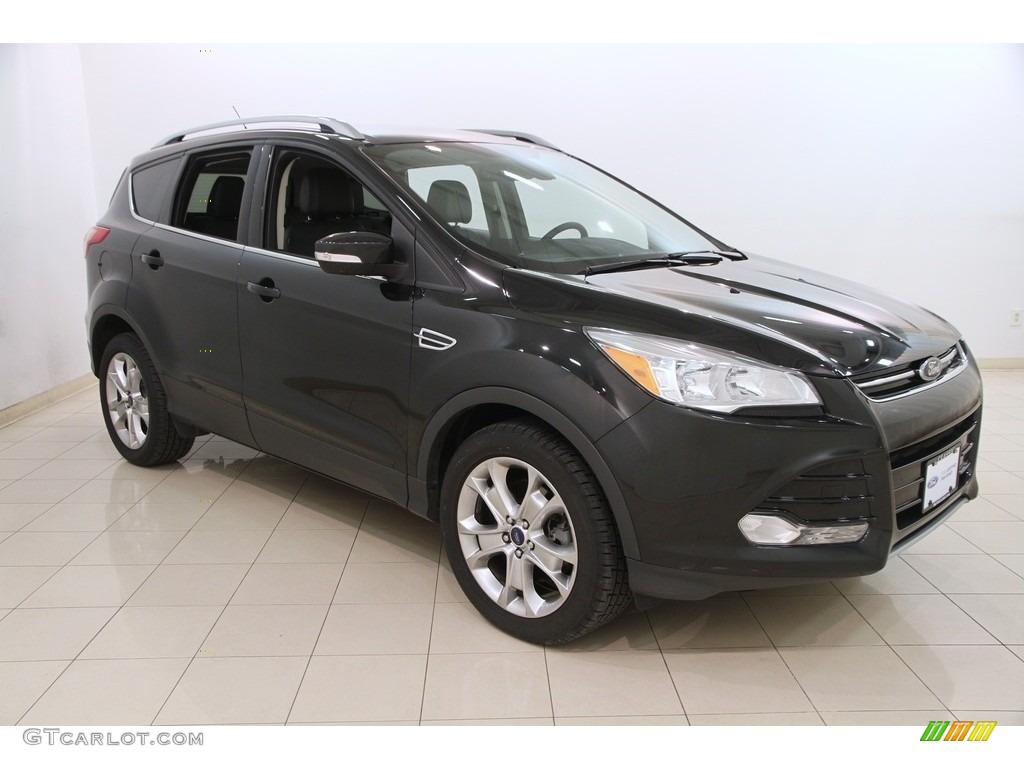 2014 Escape Titanium 2.0L EcoBoost 4WD - Tuxedo Black / Charcoal Black photo #1