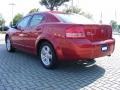 2008 Inferno Red Crystal Pearl Dodge Avenger SXT  photo #3