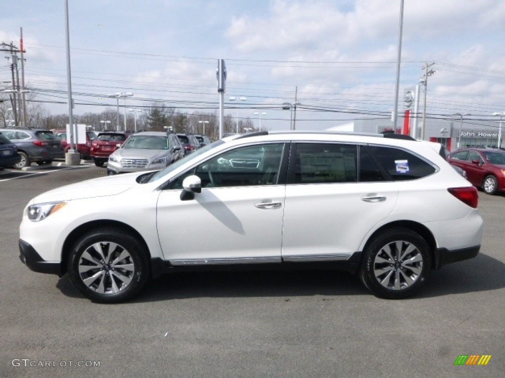 2017 Outback 2.5i Touring - Crystal White Pearl / Java Brown photo #11
