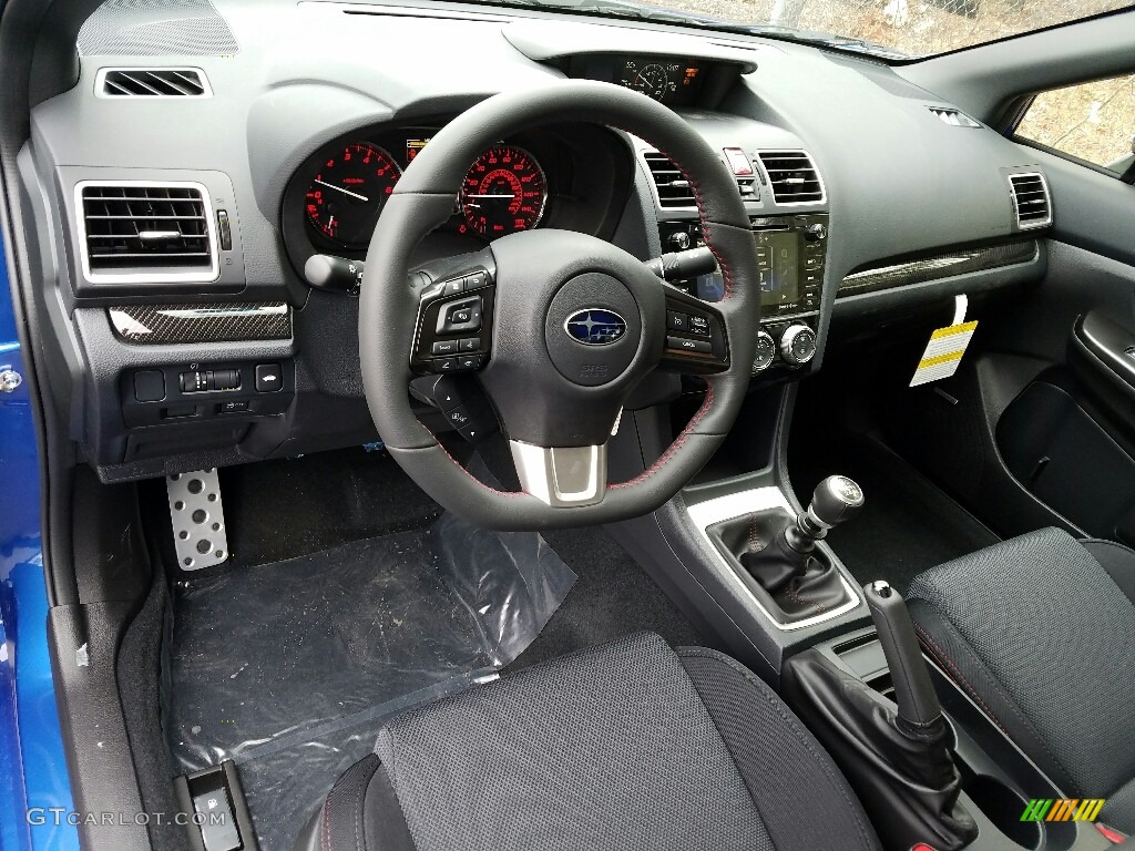 Carbon Black Interior 2017 Subaru WRX Premium Photo #119368291