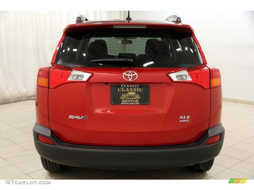 2014 RAV4 XLE AWD - Barcelona Red Metallic / Ash photo #18