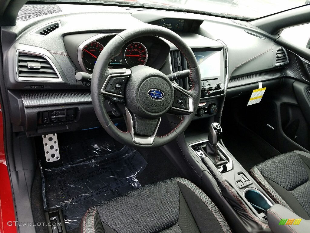 Black Interior 2017 Subaru Impreza 2.0i Sport 4-Door Photo #119369587
