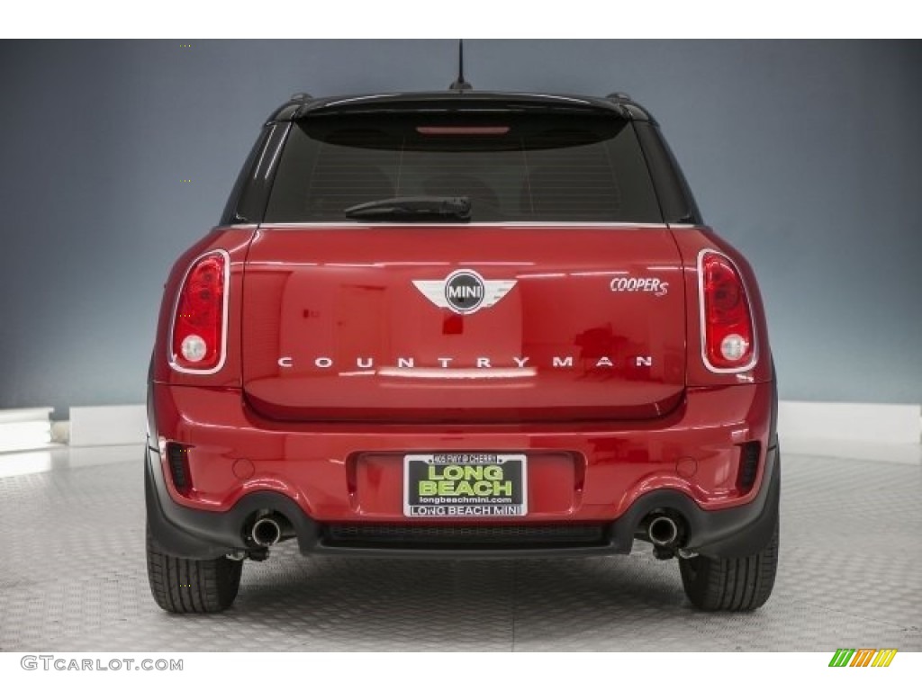 2014 Cooper S Countryman - Blazing Red Metallic / Carbon Black photo #2