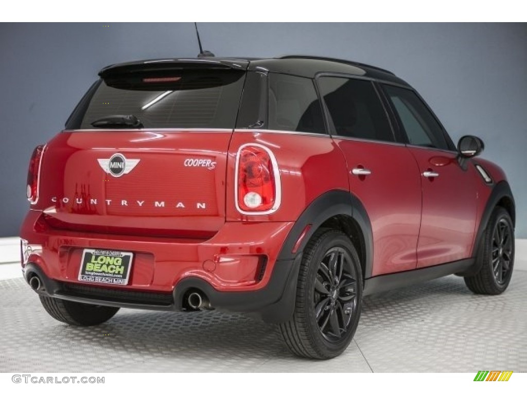 2014 Cooper S Countryman - Blazing Red Metallic / Carbon Black photo #28