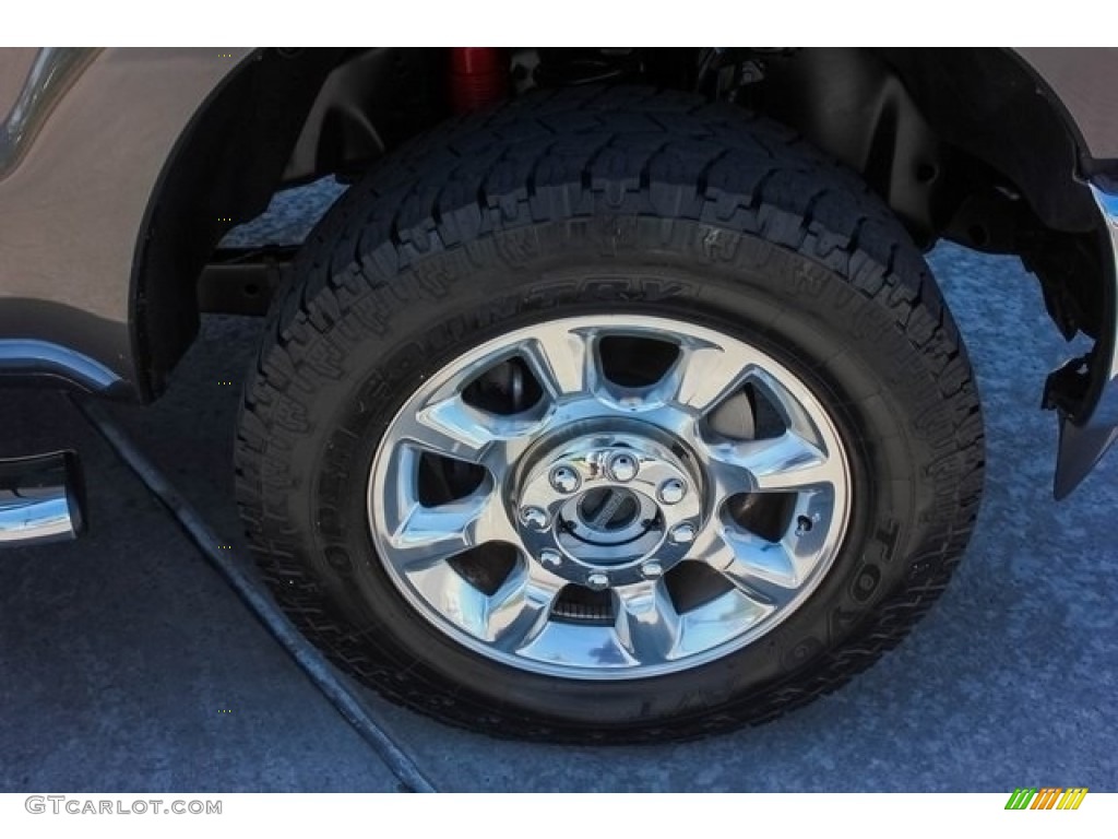 2016 F250 Super Duty Lariat Crew Cab 4x4 - Magnetic Metallic / Black photo #11