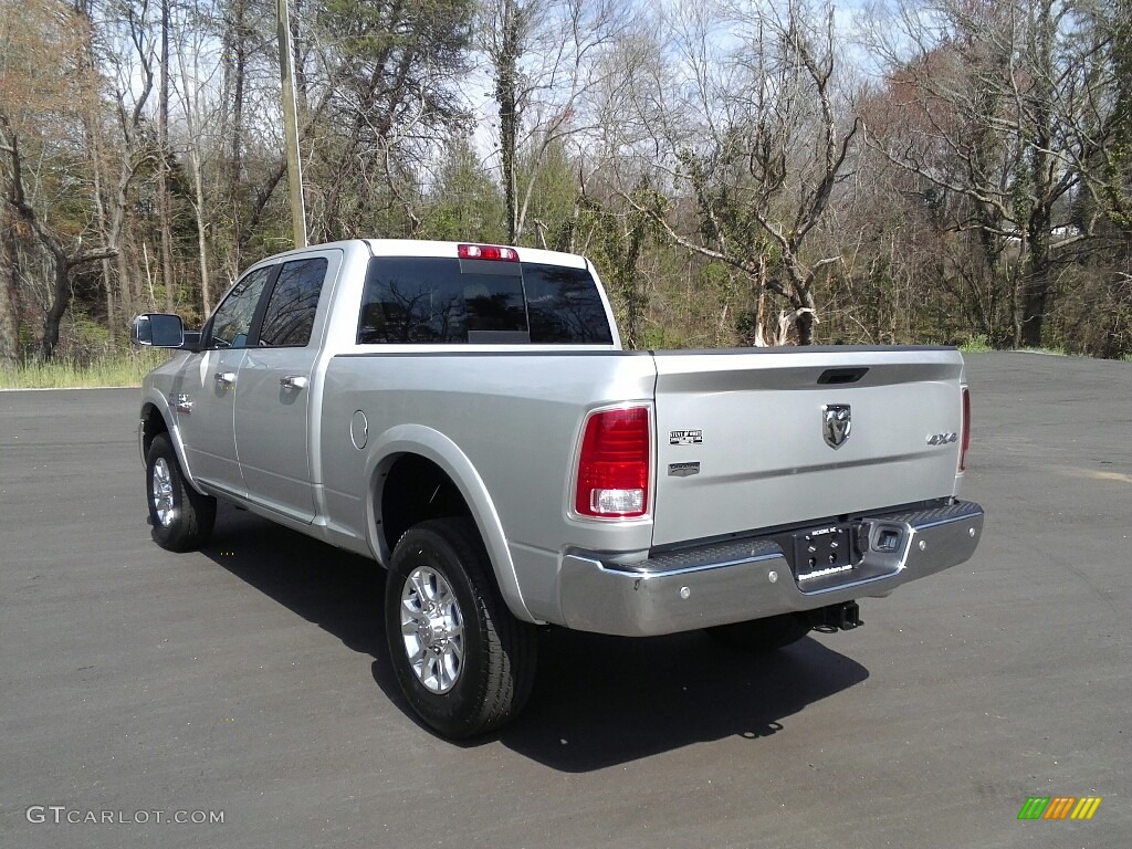 2017 2500 Laramie Crew Cab 4x4 - Bright Silver Metallic / Black photo #9