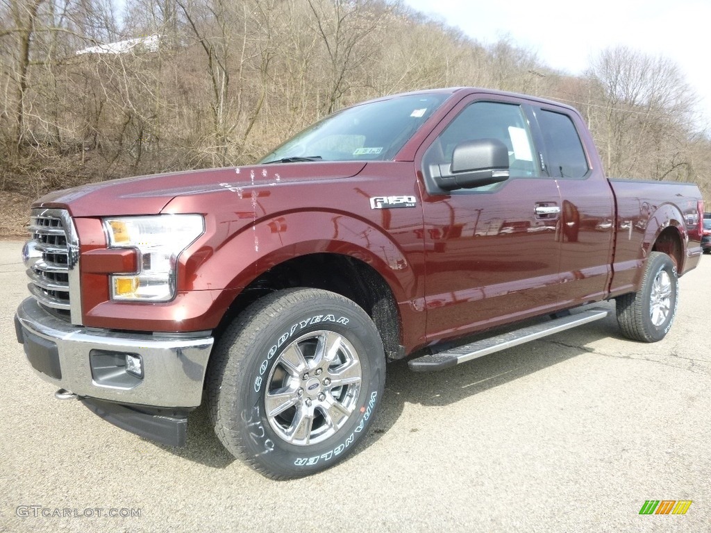 2017 F150 XLT SuperCab 4x4 - Bronze Fire / Earth Gray photo #6