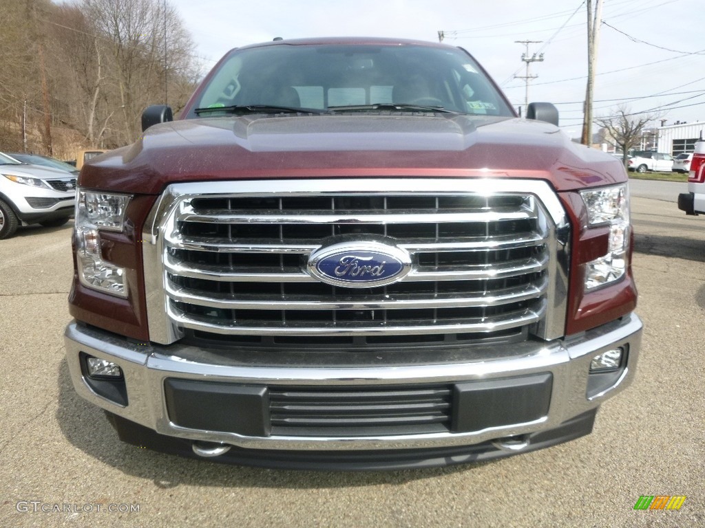 2017 F150 XLT SuperCab 4x4 - Bronze Fire / Earth Gray photo #7