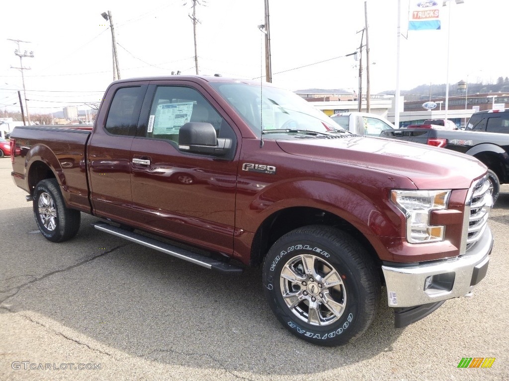 2017 F150 XLT SuperCab 4x4 - Bronze Fire / Earth Gray photo #8