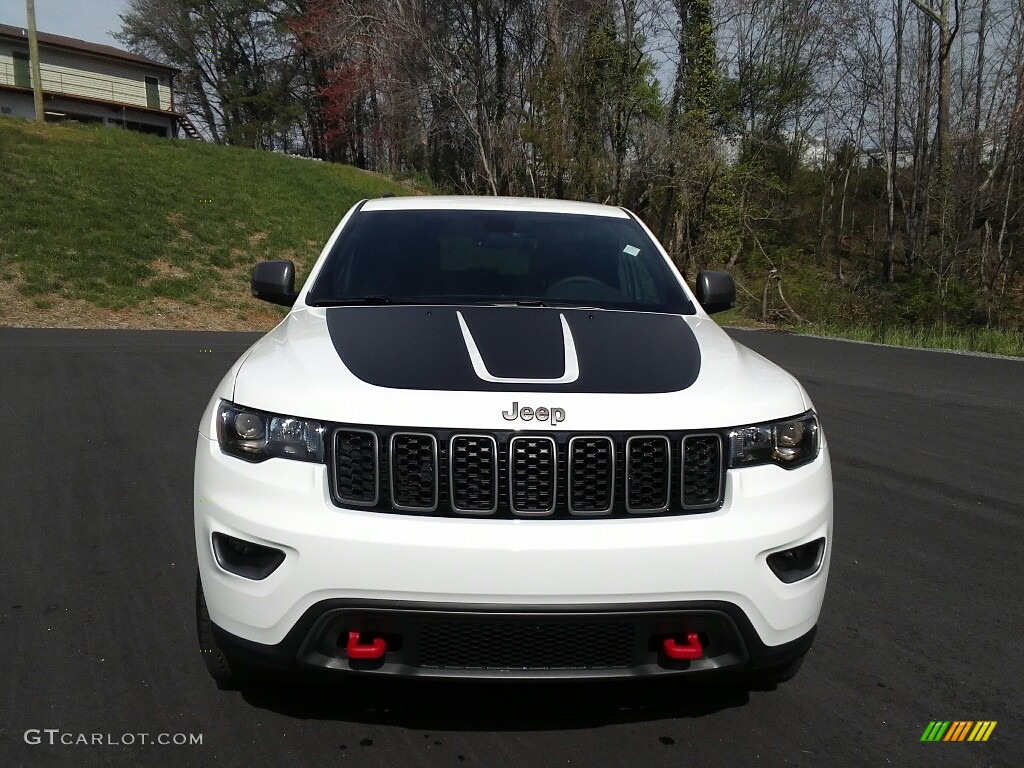 2017 Grand Cherokee Trailhawk 4x4 - Bright White / Black photo #3