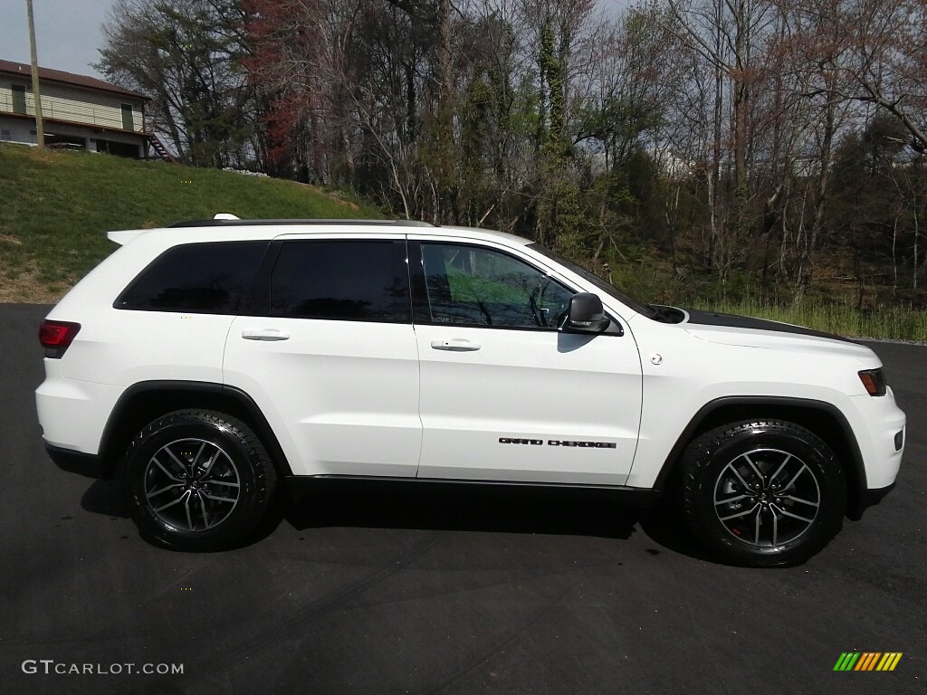 2017 Grand Cherokee Trailhawk 4x4 - Bright White / Black photo #5