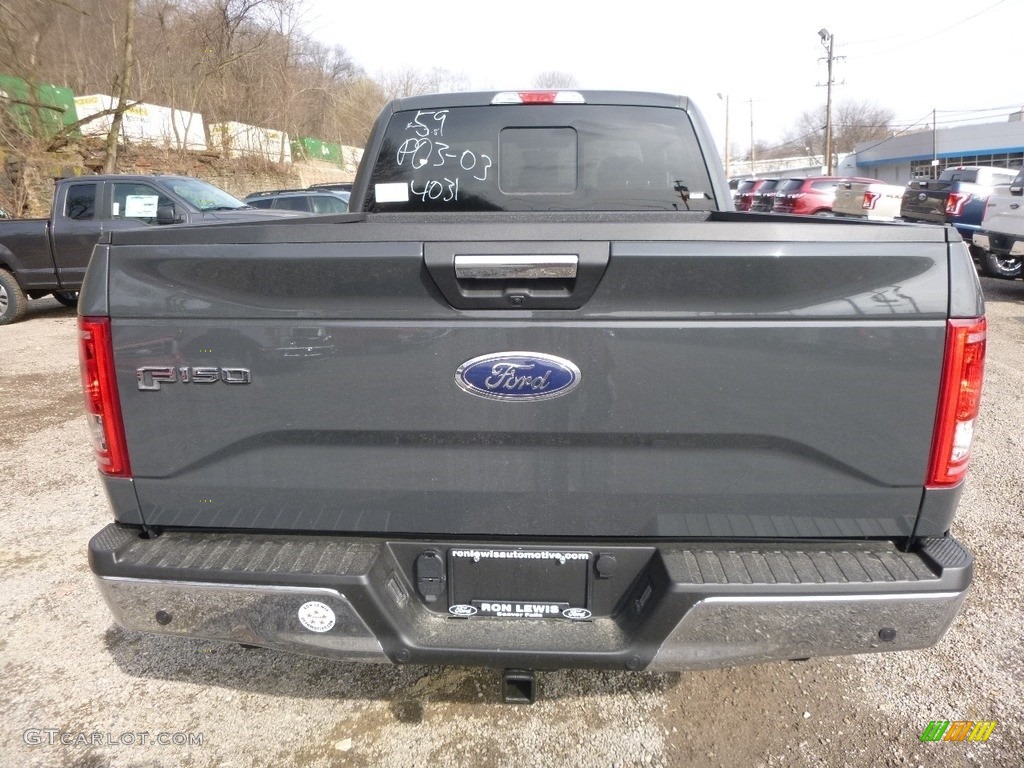 2017 F150 XLT SuperCab 4x4 - Lithium Gray / Earth Gray photo #3