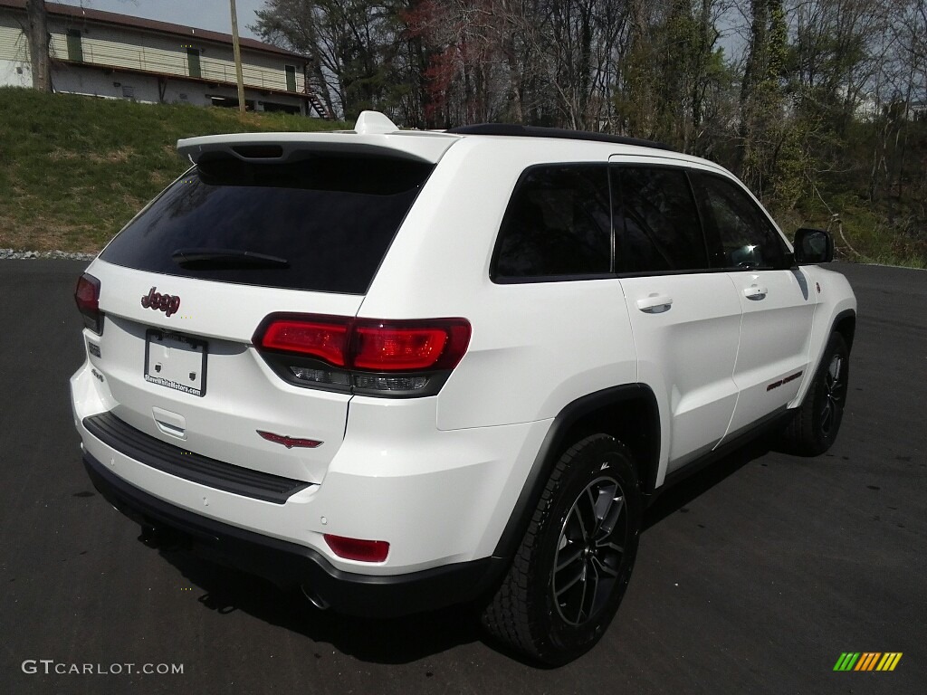 2017 Grand Cherokee Trailhawk 4x4 - Bright White / Black photo #6